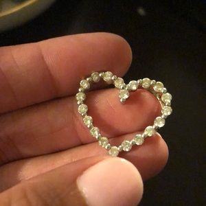 Heart necklace pendant Not real but very pretty